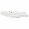 vidaXL Cama con almacenamiento con caj&oacute;n 135 cm Madera contrachapada