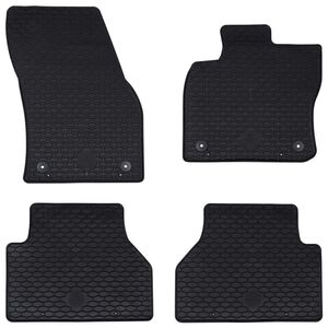 vidaXL Alfombrilla de Coche 4 uds. Adecuado para VW CADDY 2020- Goma