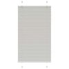 vidaXL Estor Plisado gris claro 70x150 cm Tela Ancho 69,4 cm Poli&eacute;ster