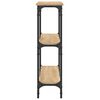 vidaXL Mesa consola madera de ingenier&iacute;a roble Sonoma 100x22,5x75 cm