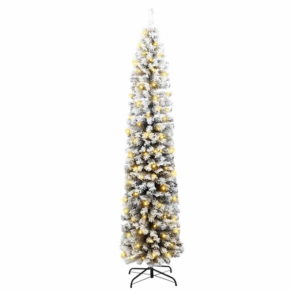vidaXL &Aacute;rbol de Navidad artificial Verde 180 cm PVC, Acero y Pl&aacute;stico