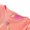 Camiseta infantil de manga larga coral 92