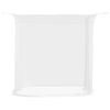 vidaXL Mosquitera colgante 156 malla blanca 220x120x150 cm