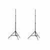 vidaXL Soportes de l&aacute;mpara 2 unidades altura 78-210 cm