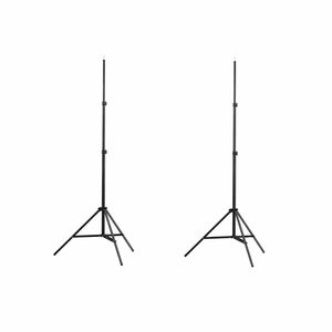 vidaXL Soportes de l&aacute;mpara 2 unidades altura 78-210 cm