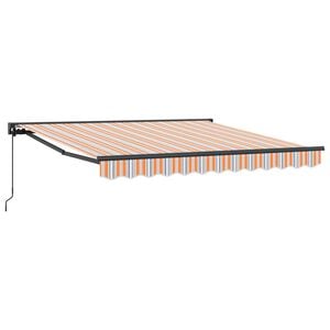 vidaXL Estructura del Toldo Azul y Naranja 300 x 250 cm