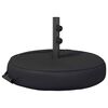 vidaXL Base de sombrilla de patio 53 x 53 x 40 cm Acero Negro