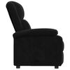 vidaXL Sillón reclinable de terciopelo negro