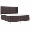 vidaXL Cama con Somier y Colch&oacute;n Gris Oscuro 90x190 cm de Tela tela