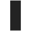 vidaXL Estantería de pared madera contrachapada negro 45,1x16x45,1 cm