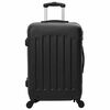 vidaXL Maleta con cerradura 3 pcs Negro 50 x 31 x 78 cm Pl&aacute;stico ABS
