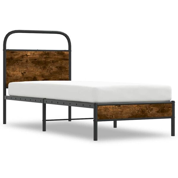 vidaXL Estructura cama sin colch&oacute;n 75x190 cm madera contrachapada