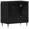 vidaXL Mueble de lavabo para baño Roble Negro 58 x 33 x 60 cm