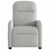 vidaXL Sill&oacute;n reclinable de tela gris nube