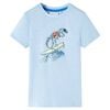 vidaXL Camiseta infantil azul claro 128
