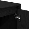 vidaXL Gabinete de TV Roble Negro 102 x 37,5 x 52,5 cm