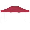 vidaXL Carpa plegable profesional de aluminio rojo vino tinto 4,5x3m