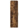 vidaXL Mueble de pared con estante Roble ahumado 55 x 29 x 100 cm