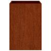 vidaXL Jardinera de acero corten 42x38x75 cm