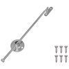 vidaXL Bisagra de tirador 439 uds. Plateado Metal