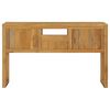 vidaXL Mesa consola de madera maciza de teca 120x35x75 cm