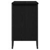 vidaXL Gabinete de Lavabo para Baño Roble Negro 60 x 35 x 60 cm