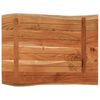 vidaXL Tablero de mesa rectangular borde natural acacia 70x60x3,8 cm