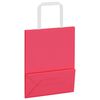 vidaXL Bolsas de papel con asas 50 uds rosa 18x8x22 cm