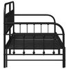 vidaXL Estructura de cama de día Negro 90 x 190 cm