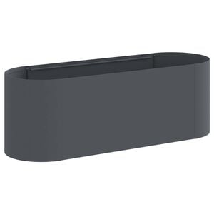 vidaXL Cama de Jard&iacute;n Elevada Gris antracita 120 x 40 x 40 cm