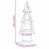 vidaXL Árbol de Navidad Marrón 150 cm Madera de teca maciza
