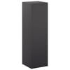 vidaXL Soporte de plantas Negro 30 x 30 x 100 cm Acero