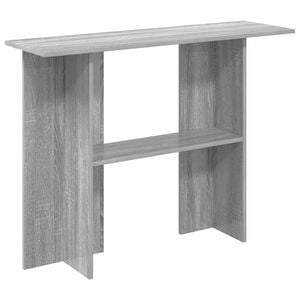 vidaXL Mesa Consola Gris Sonoma 100 x 30 x 75 cm Madera de Ingenier&iacute;a