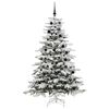 vidaXL &Aacute;rbol de Navidad artificial con ramas articuladas 210 cm