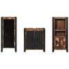 vidaXL Juego de muebles de baño 3 pcs Madera reciclada maciza