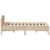 vidaXL Estructura de cama sin colchón madera maciza de pino 135x190 cm