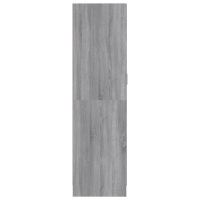 vidaXL Armario de madera contrachapada gris Sonoma 82,5x51,5x180 cm