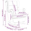vidaXL Mecedora 71 x 92 x 100 cm