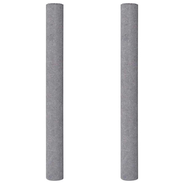 vidaXL Felpa antideslizante para pintores 2 uds 5 m 180 g/m&sup2; gris
