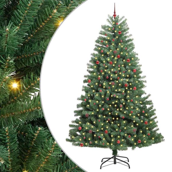 vidaXL Árbol de Navidad artificial con ramas articuladas Verde 300 cm