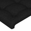 vidaXL Cama box spring con colch&oacute;n tela negro 100x200 cm