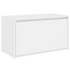 vidaXL Banco de pasillo de madera de ingenier&iacute;a blanco 80x40x45 cm