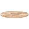 vidaXL Tablero de mesa redondo madera maciza de acacia &Oslash;50x2 cm