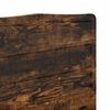 vidaXL Cabecero Roble ahumado 200 cm Madera contrachapada