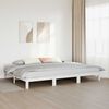 vidaXL Estructura de cama familiar sin colch&oacute;n blanco 240x200 cm
