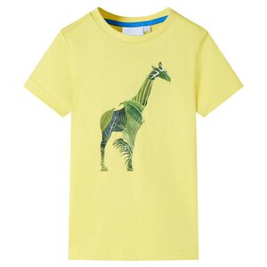Camiseta infantil amarillo 92