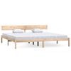 vidaXL Estructura de cama sin colch&oacute;n madera maciza 200x200 cm