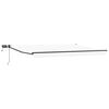vidaXL Toldo manual retr&aacute;ctil con LEDs Blanco y Antracita 4 x 3 m