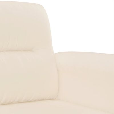 vidaXL Juego de sofás con cojines 2 piezas tela microfibra beige