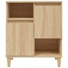 vidaXL Aparadores 3 uds madera contrachapada roble Sonoma 60x35x70 cm